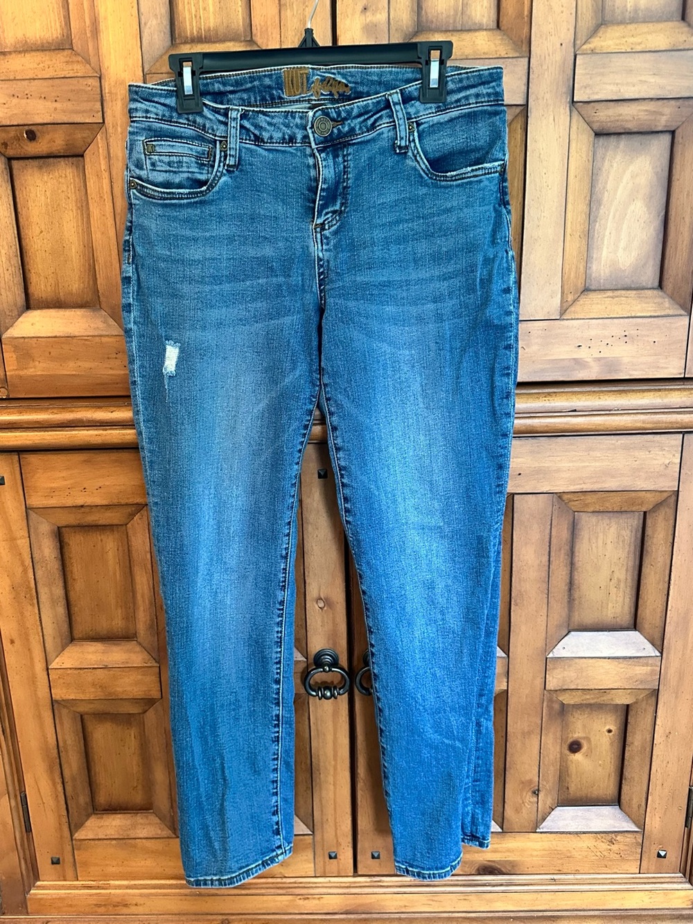 Kut From The Kloth Mid-Rise Slim Straight Jeans